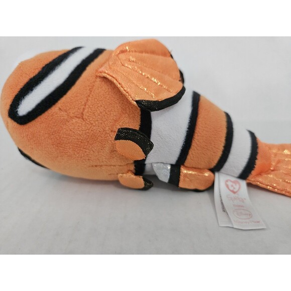 NEMO Sparkle TY Beanie Baby Retired 2016 Disney Pixar Finding Nemo - Picture 4 of 6